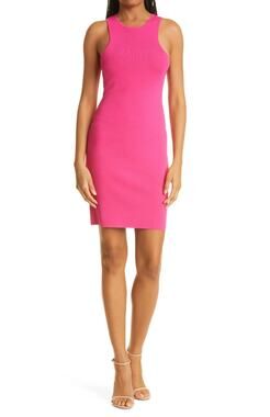 Mother of All Hot Pink Dazy Bodycon Knit Dress